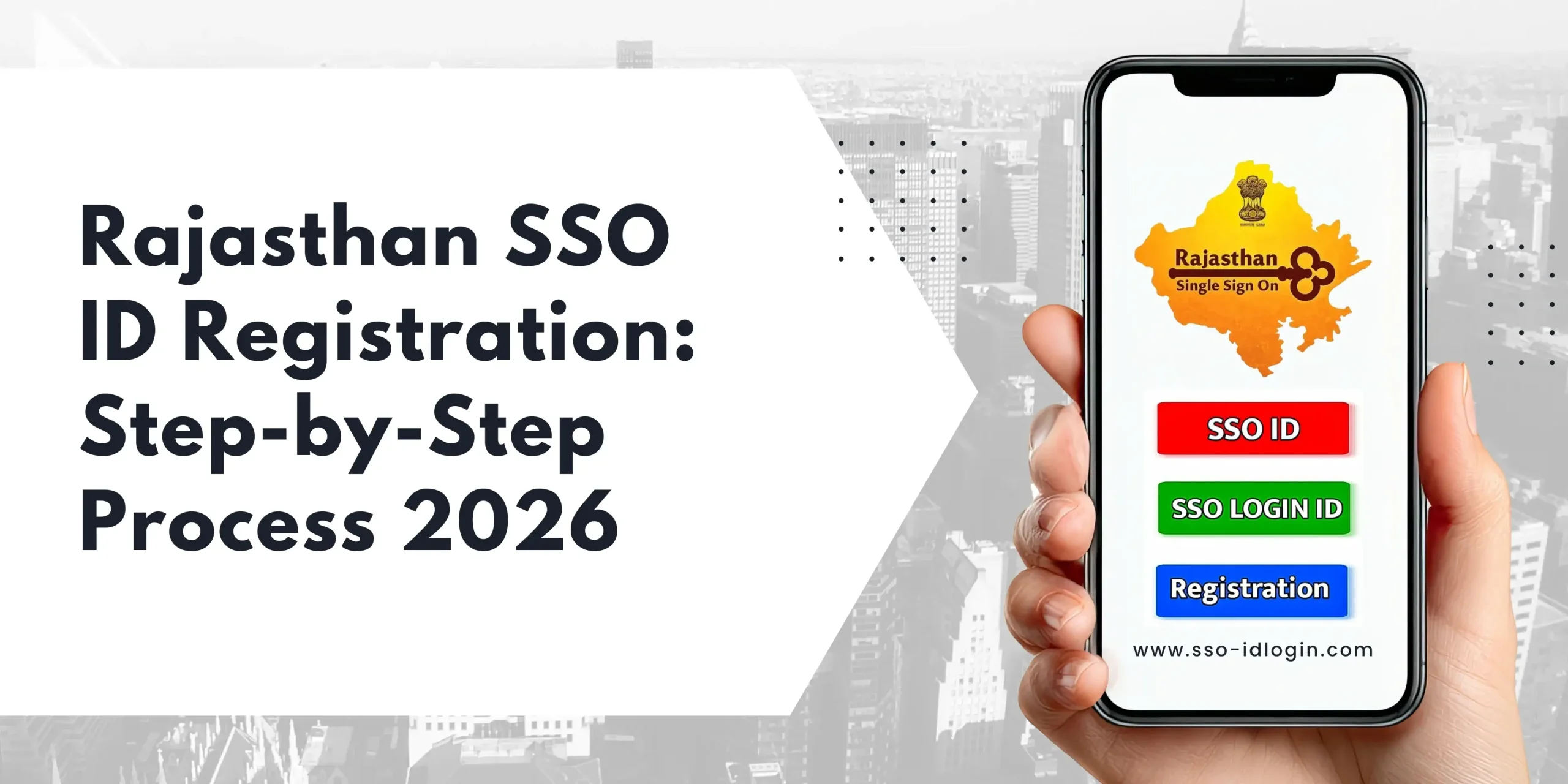 Rajasthan SSO ID Registration: Step-by-Step Process 2026 1 SSO ID Registration